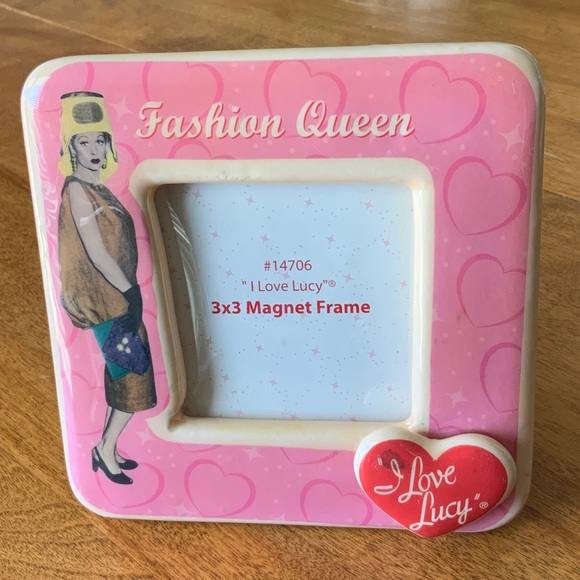 I Love Lucy Pink Picture Frame - Picture 1 of 5